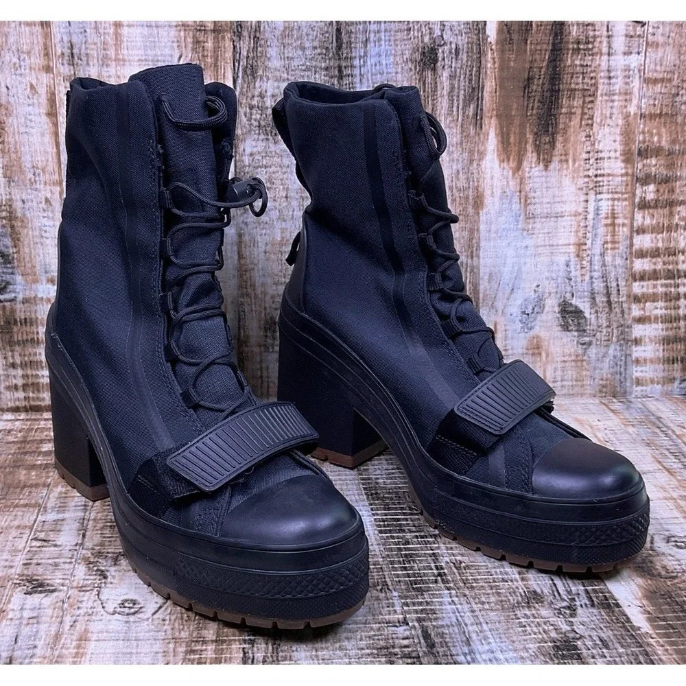 Converse Chuck Taylor GR82 Platform Combat Boots Women's Size 10